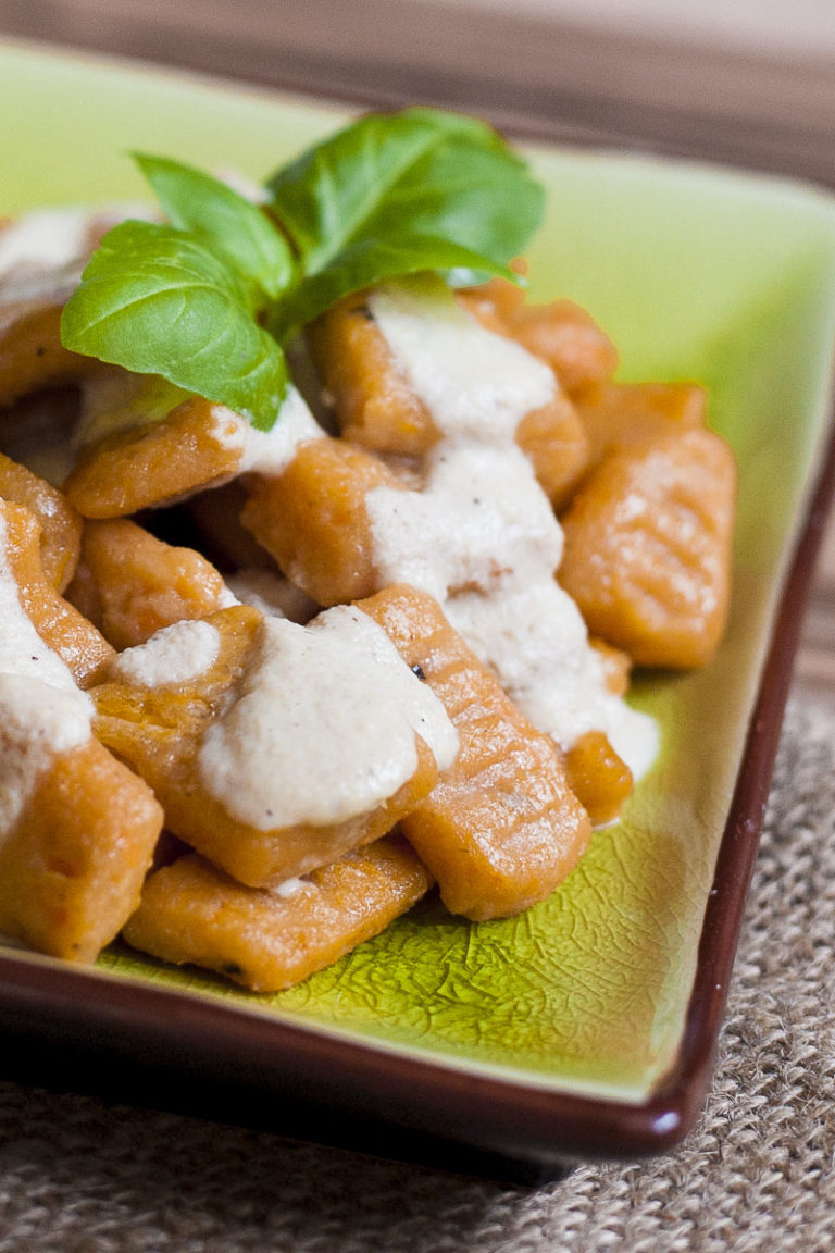 Sweet Potato Gnocchi (4 ingredients!)