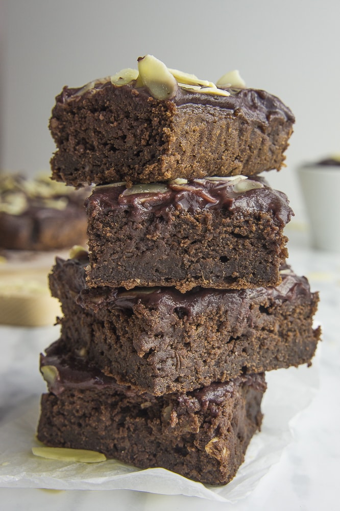 Frosted Sweet Potato Brownies (V, GF)