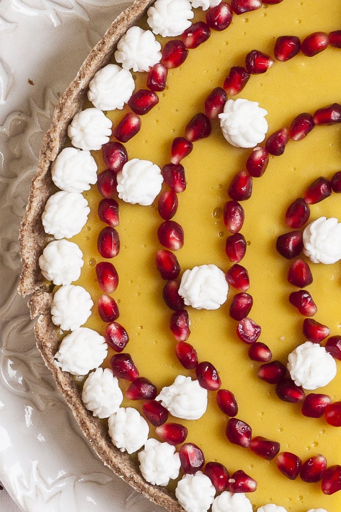 Light Vegan Custard Tart