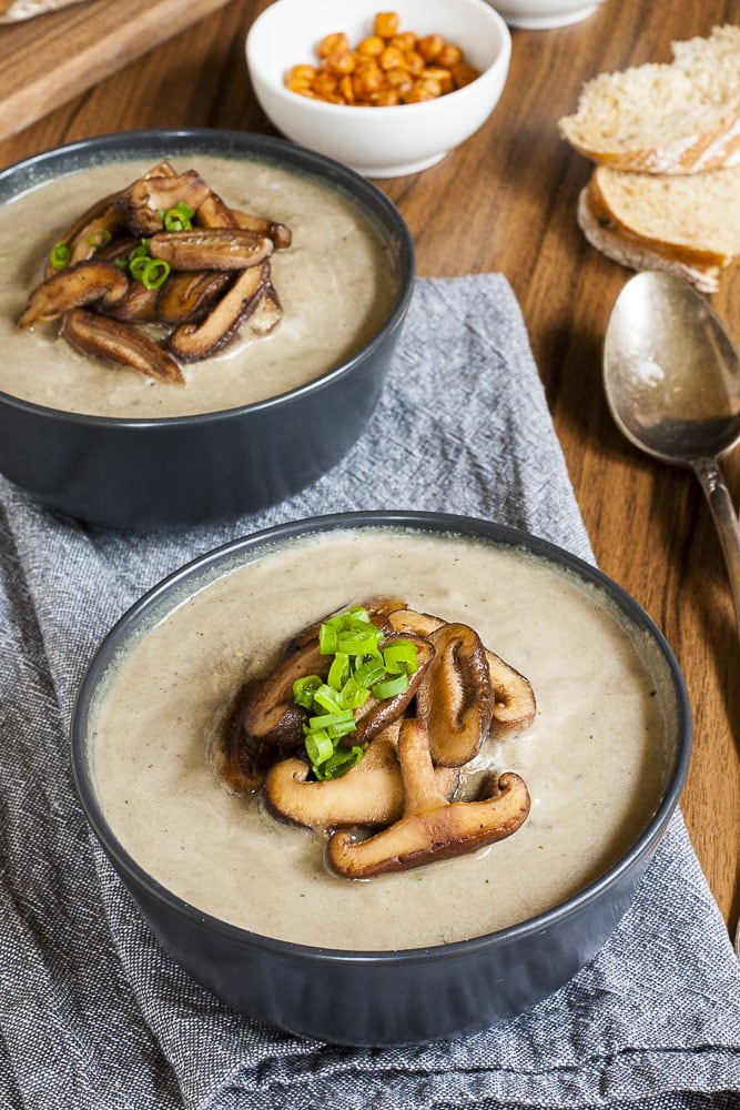 Vegan Cream of Mushroom Soup