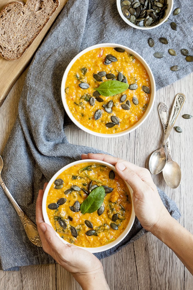Vegan Sweet Potato Cream Soup