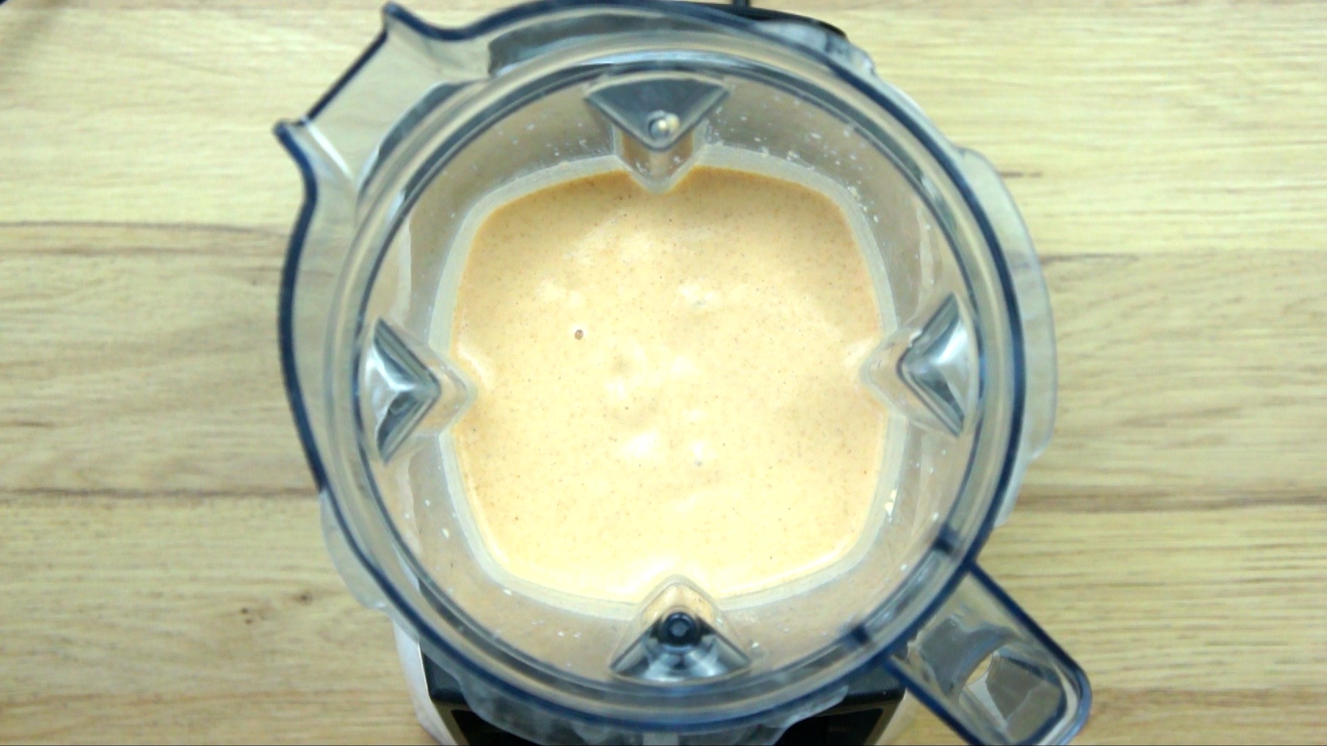 Yellow liquid in a blenderr