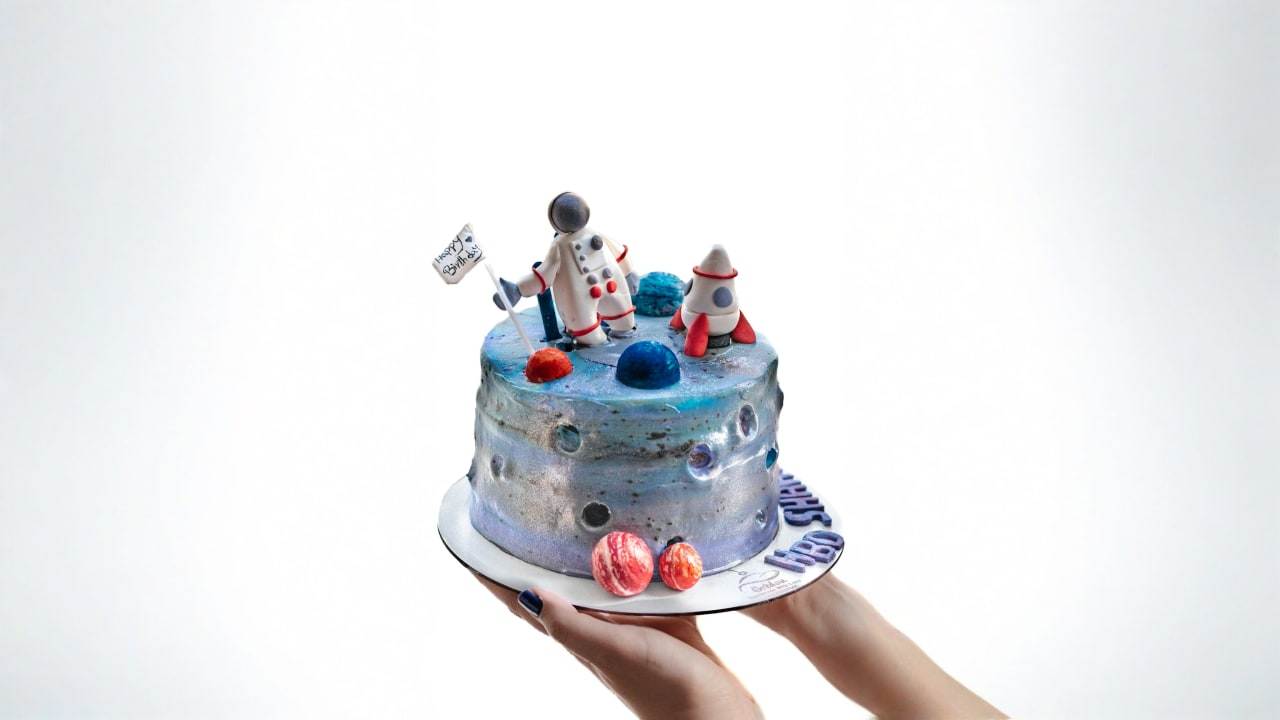 a cake made to look like a train