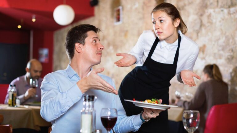 After a Waitress Ruined Their Entire Meal, a Husband Refused to Tip. His Wife Insisted They Pay Anyway.